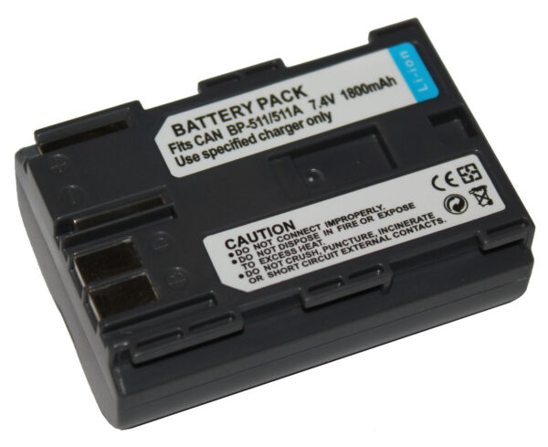 แบตเตอรี่เทียบ Canon BP-511A ใช้กับรุ่น 5dclassic 40d 50d