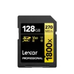 Lexar-BlackMemoryCard128GBProfessional1800xSDXCUHSIICardGOLDSeries-MKP1391354-1
