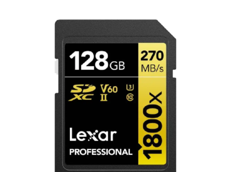 Lexar-BlackMemoryCard128GBProfessional1800xSDXCUHSIICardGOLDSeries-MKP1391354-1