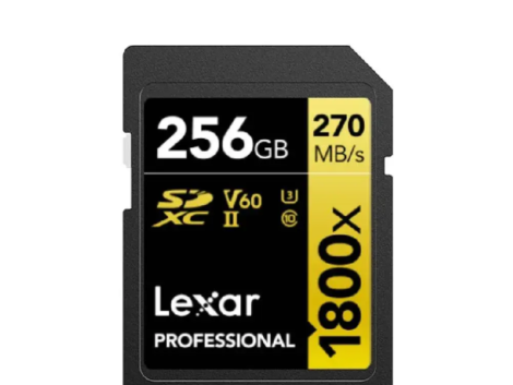 Lexar-BlackMemoryCard256GBProfessional1800xSDXCUHSIICardGOLDSeries-MKP1391640-2